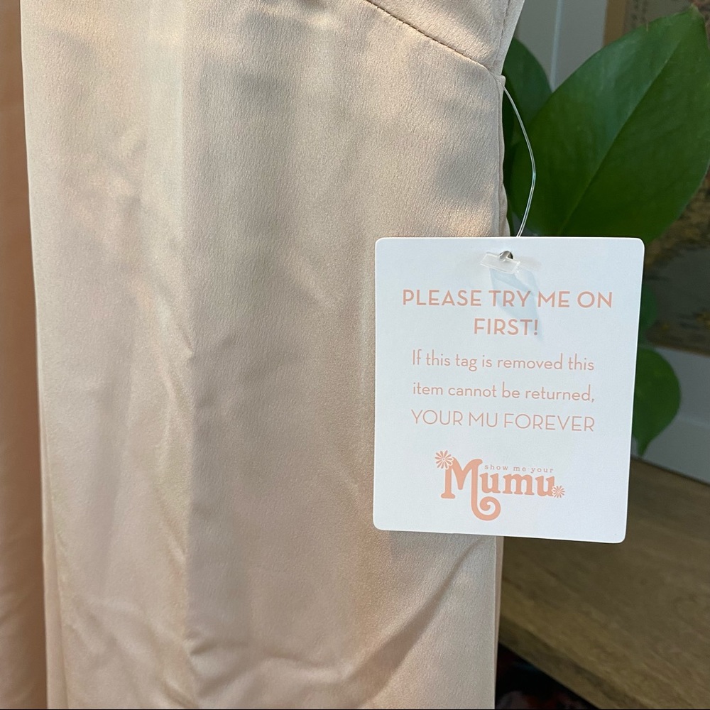 Show Me Your Mumu Rome Twist Gown Champagne - Picture 8 of 10
